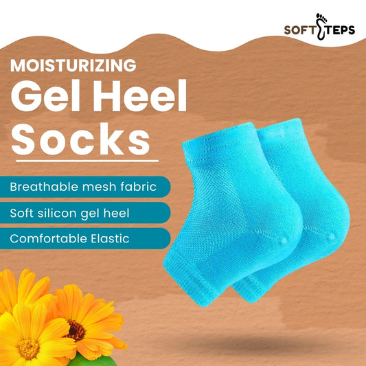 SoftSteps Heel Therapy Gel Socks