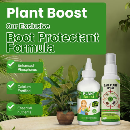 Natural Plant Care Combo -  Plant Boost with Safe Plant Sprays