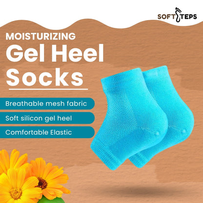 SoftSteps Heel Therapy Gel Socks