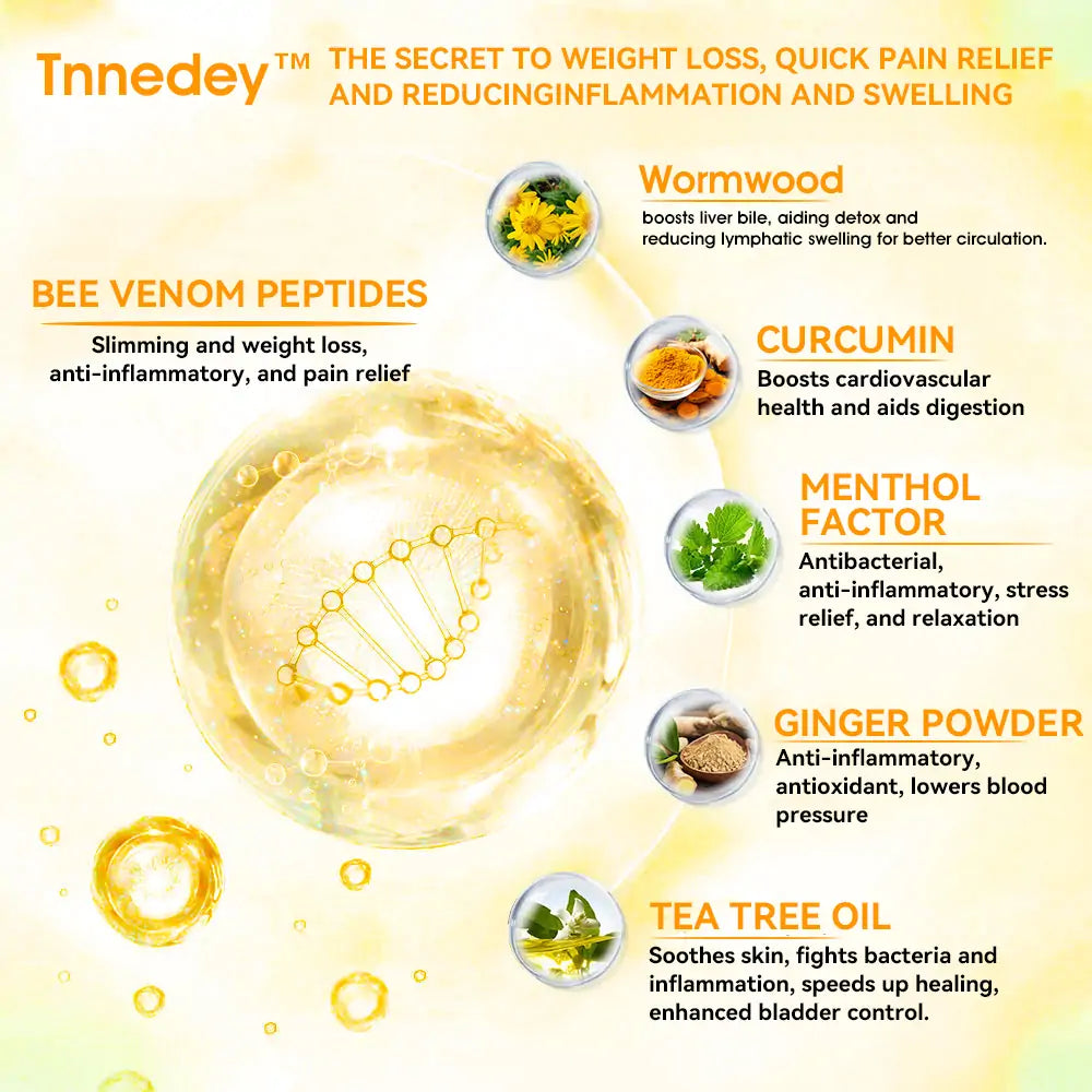 +Bee Venom Lymphatic Drainage & Slimming Foot Patches 🌿👣