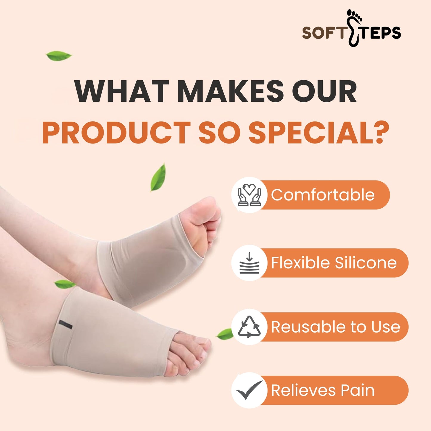 Arch Support Sleeves – For Foot Pain & Muscle Relaxation