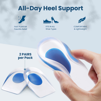 OrthoSoft Heel Pads For Instant Foot Pain Relief