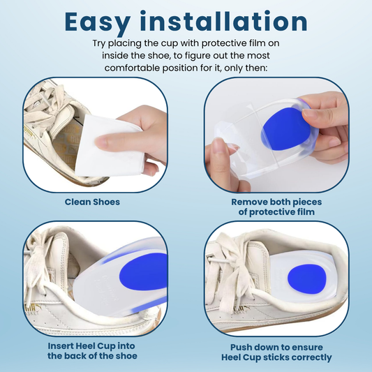 OrthoSoft Heel Pads For Instant Foot Pain Relief